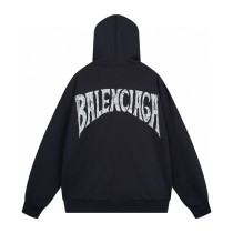 Balenciaga Street Logo Graffiti Hoodie Unisex Casual Oversize Sportswear