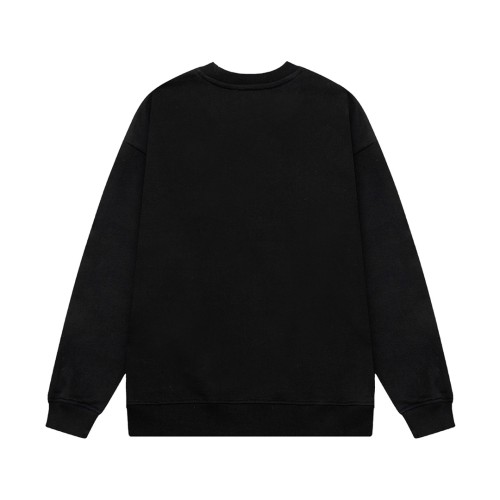 Prada Classic Overlapping Letter Triangle Logo Graffiti Printed Sportswear Unisex Versatile Loose Hoodie