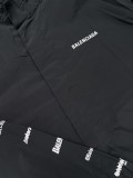 Balenciaga Couple Classic Logo Printed Drawstring Hoodie Jacket