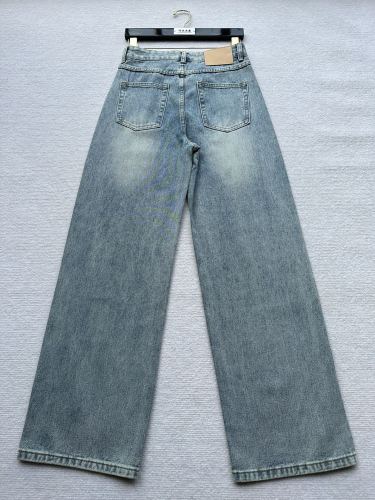 Loewe Fashion Irregular Lazy Style Jeans