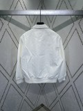 Louis Vuitton Fashion New Logo Splicing Waist Leather Jacket