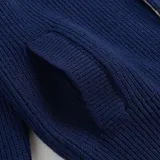 Gucci Unisex Fashion Color Contrast Splicing Single Breasted Collar Knitted Cardigan