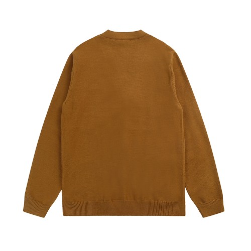 Gucci Couple New Embroidered Logo V-neck Cashmere Cardigan Sweater