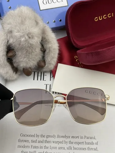 Gucci New Fashion Square Polarized Sunglasses Couple Versatile Sunglasses