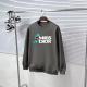Dior High Street Dinosaur Logo Print Versatile Round Neck Hoodie