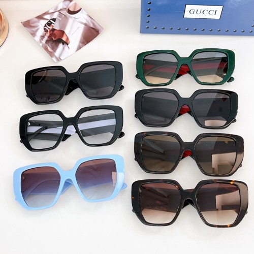 Gucci New Fashion Personalized Versatile Box Sunglasses Size: 54-19-145