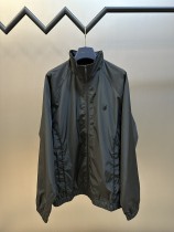Givenchy Fashion Metal 4G Logo Zipper Windbreaker Jacket Couple Casual Coat
