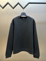 Louis Vuitton Fashion Full Embroidered Logo Hoodie Unisex Loose Hoodie