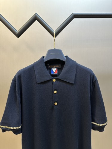 Louis Vuitton Fashion Phnom Penh Embroidered Wool Polo Shirt