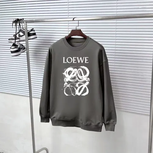 Loewe Fashion Logo Printed Hoodie Couple Casual Round Neck Sweatshirt