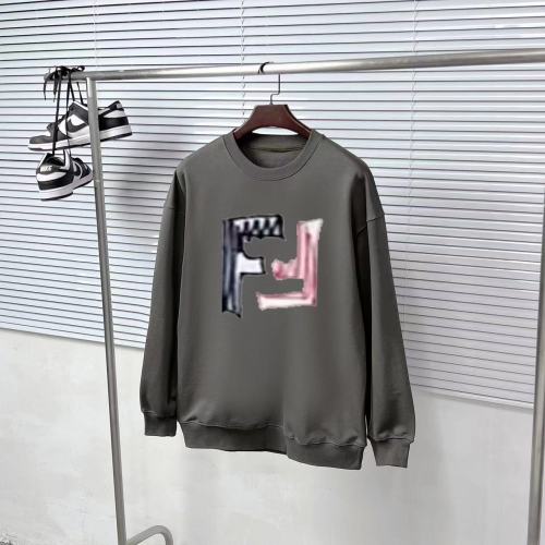 Fendi High Street FF Printed Casual Round Neck Hoodie