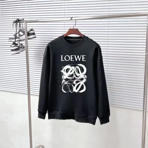 Loewe Fashion Logo Printed Hoodie Couple Casual Round Neck Sweatshirt