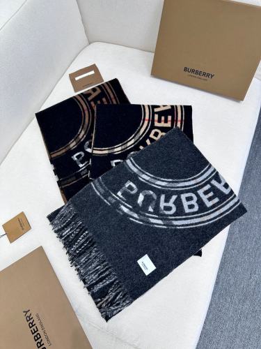 Burberry Classic Logo Jacquard Cashmere Tassel Scarf Size: 30 * 180cm