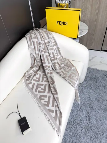 Fendi Unisex Classic FF Double sided Jacquard Scarf Size: 140 * 140 cm