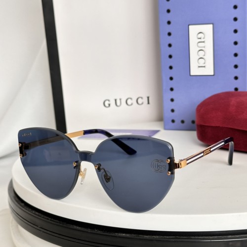 Gucci Fashion Polarized Sunglasses Versatile Slimming Toad Mirror Size：136-0-145
