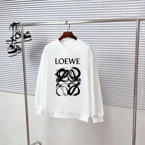 Loewe Fashion Logo Printed Hoodie Couple Casual Round Neck Sweatshirt