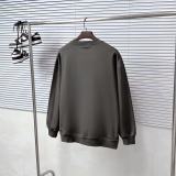 Dior High Street Dinosaur Logo Print Versatile Round Neck Hoodie