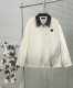 Prada Fashion New Triangle Logo Vintage Short Jacket