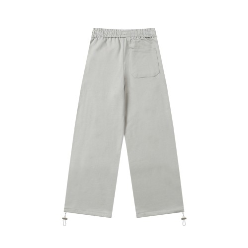 Balenciaga New Cola Graffiti Embroidery Straight Tube Couple Color Contrasting Casual Sports Pants