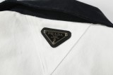 Prada Fashion New Triangle Logo Vintage Short Jacket