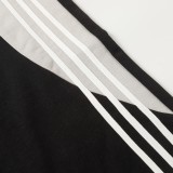 Balenciaga New Cola Graffiti Embroidery Straight Tube Couple Color Contrasting Casual Sports Pants