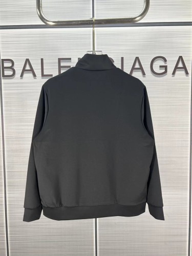 Prada New Classic Metal Logo Stand up Collar Jacket Coat