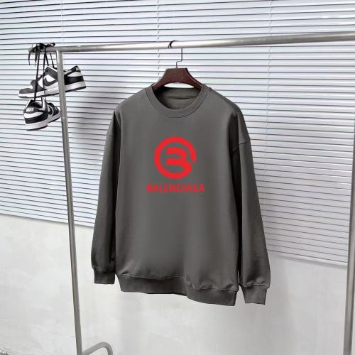 Balenciaga Fashion Street Logo Printed Hoodie Couple Casual Round Neck Sweatshirt