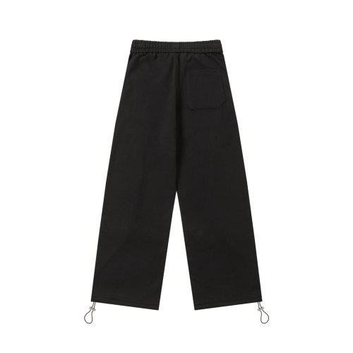 Balenciaga New Cola Graffiti Embroidery Straight Tube Couple Color Contrasting Casual Sports Pants