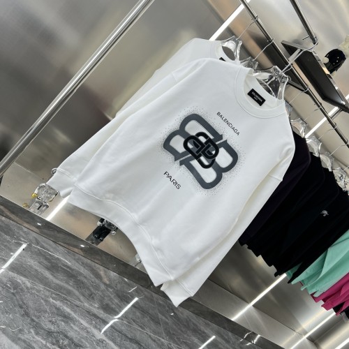 Balenciaga Street 3D silicone hot stamping round neck hoodie Unisex fashionable casual sportswear