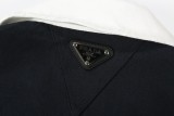Prada Fashion New Triangle Logo Vintage Short Jacket