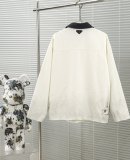 Prada Fashion New Triangle Logo Vintage Short Jacket