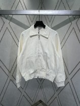 Dior Fashion Classic Diamond Grid Matte Jacket Couple Loose Casual Jacket