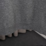 Chrome Hearts Cross Knitted Jacquard Patch Embroidered Round Neck Hoodie Sweater