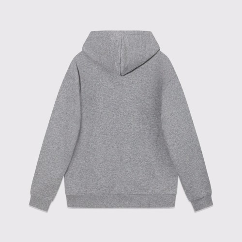 Gucci Unisex Classic Embroidered Logo Zipper Hoodie Coat