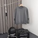 Chrome Hearts Cross Knitted Jacquard Patch Embroidered Round Neck Hoodie Sweater