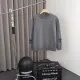 Chrome Hearts Cross Knitted Jacquard Patch Embroidered Round Neck Hoodie Sweater