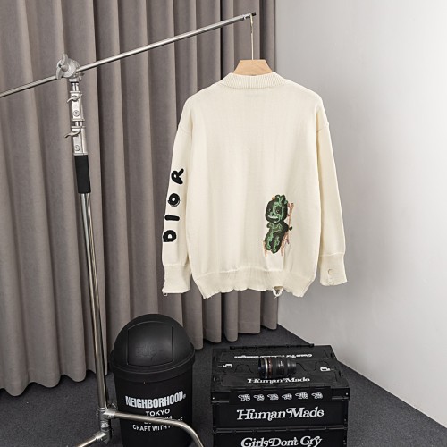 Dior Fashion Heavy Industries Embroidered Logo Embroidered Hooded Sweater
