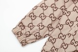 Gucci Classic Full Double G Printed Splicing Hooded Zipper Jacket