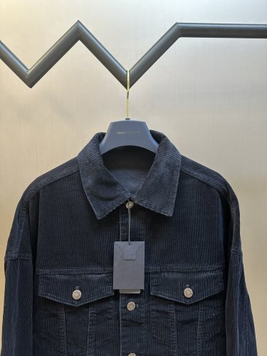 Prada Unisex Classic Corduroy Washed Collar Jacket