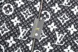 Louis Vuitton Classic Full Logo Printed Hooded Zipper Jacket