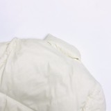 Gucci New Personalized Two Wear Embroidered Logo Stand Up Collar Down Jacket Coat