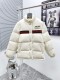 Gucci New Personalized Two Wear Embroidered Logo Stand Up Collar Down Jacket Coat