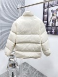 Gucci New Personalized Two Wear Embroidered Logo Stand Up Collar Down Jacket Coat