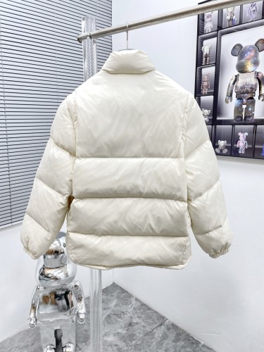 Gucci New Personalized Two Wear Embroidered Logo Stand Up Collar Down Jacket Coat