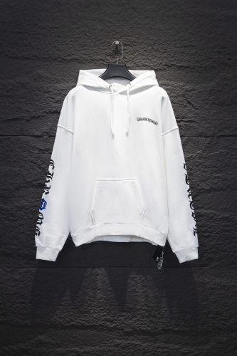 Chrome Hearts Fashion Sanskrit Tongue Printed Hoodie Couple Casual Loose Sweatshirt