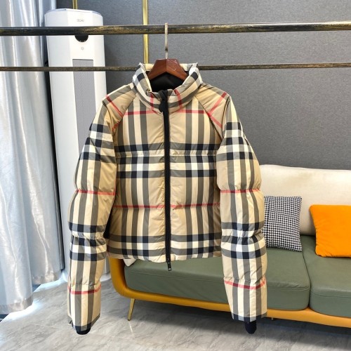 Burberry Women's New Classic Checkered Stand Up Down Jacket