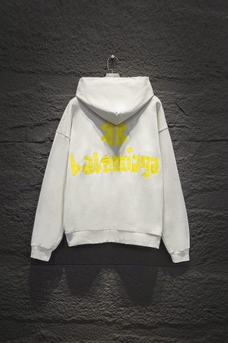 Balenciaga High Street Tape Logo Hoodie Unisex Casual Wear Sweatshirt