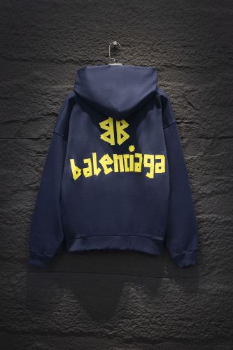 Balenciaga High Street Tape Logo Hoodie Unisex Casual Wear Sweatshirt