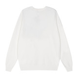 Ami Classic Embroidered Love Versatile Round Neck Sweater