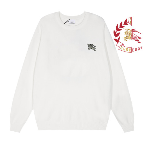 Burberry Classic War Horse Embroidered Versatile Round Neck Sweater